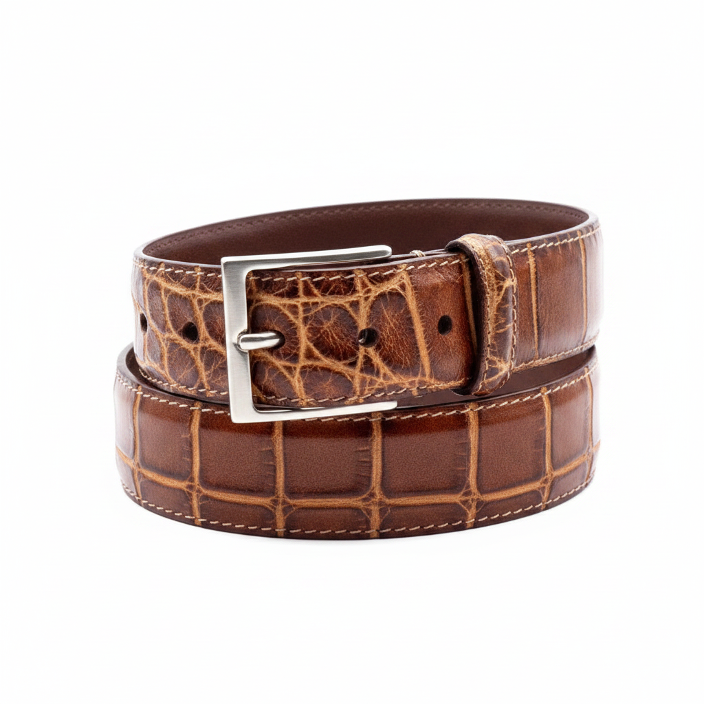 Perry Italian Belt-Chesnut