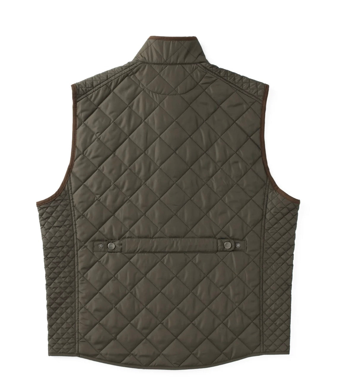 Greenville Diamond Quilted Nylon Vest-Loden