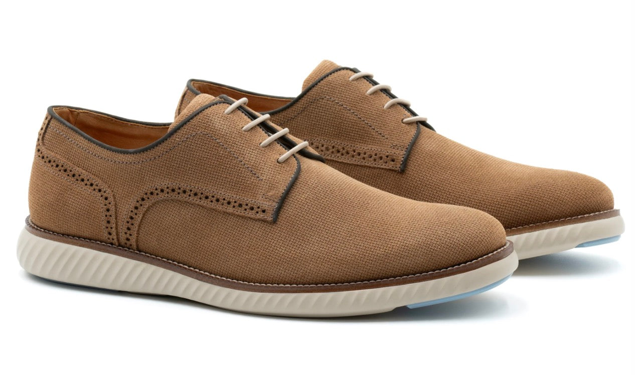 Suede Plain Toe - Cappuccino
