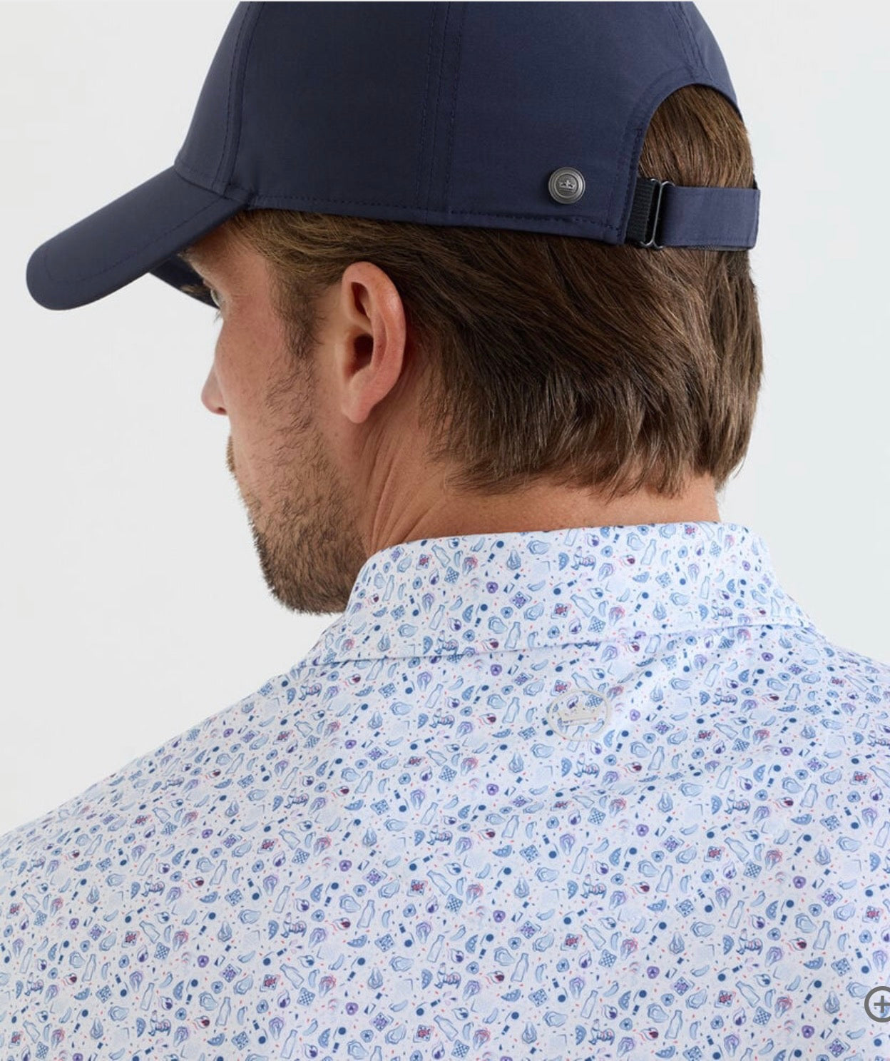 Oyster Roast Jersey Polo - White