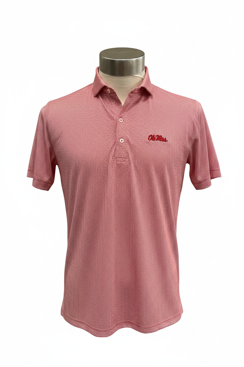 Hinson Polo-Ole Miss Red