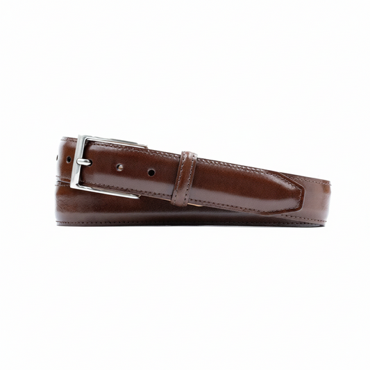 Smith Leather Belt-Luggage