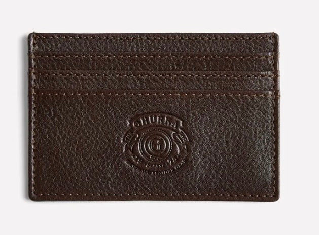 Ghurka Slim CC Case-Vintage Walnut