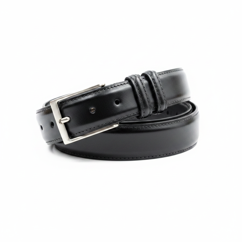 Smith Leather Belt-Black