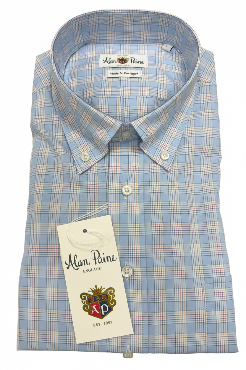LS Classic Fit Shirt-Blue