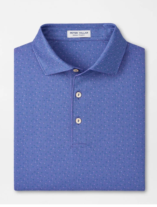 Peter Millar Dashwood Performance Jersey Polo - Windsor Blue