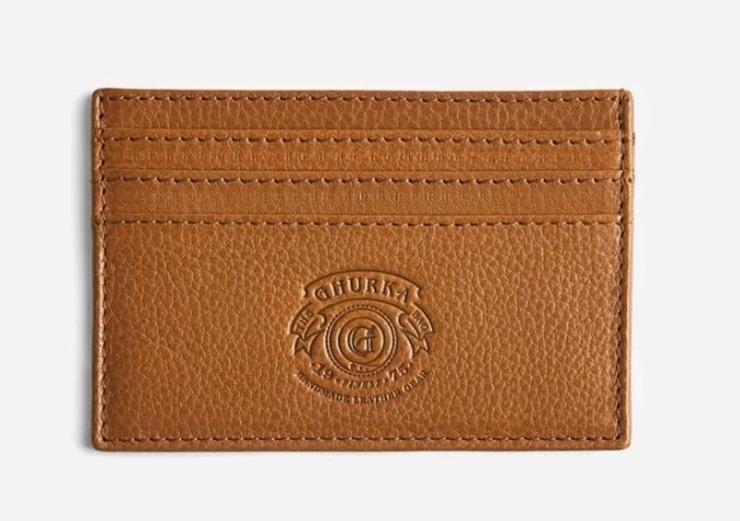 Ghurka Slim CC Case-Vintage Tan