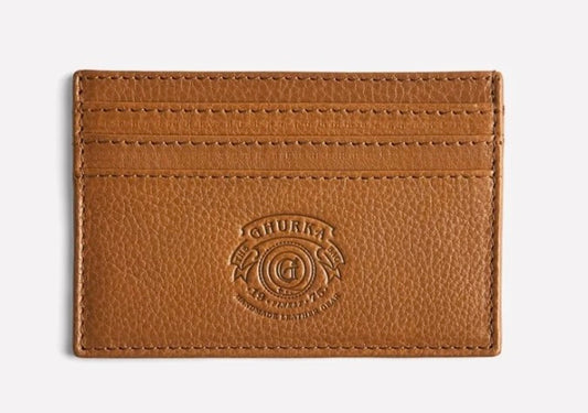Ghurka Slim CC Case-Vintage Tan