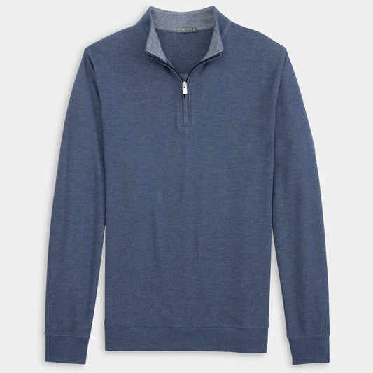Genteal Cotton Modal Quarter Zip - Helios