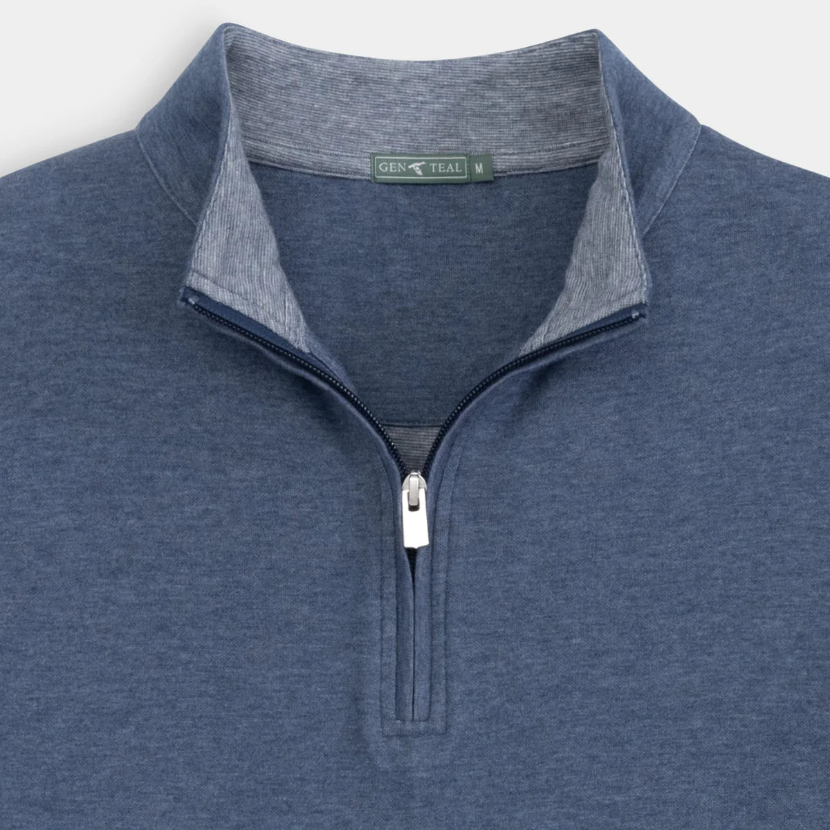 Genteal Cotton Modal Quarter Zip - Helios