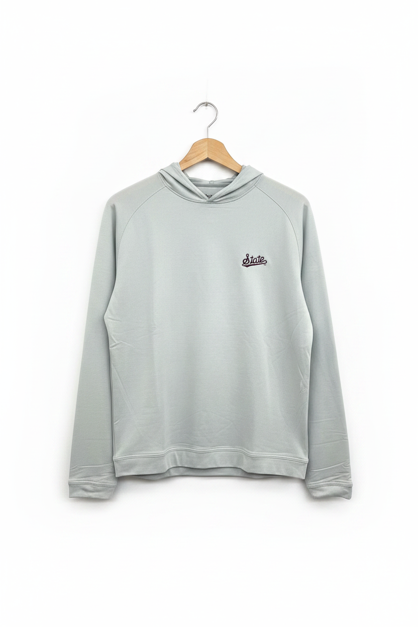 MS State Hoodie-Brit Grey
