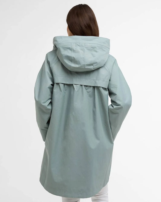 Women’s Barbour Heron Waterproof Jacket - Blue Sage/Gardenia
