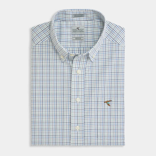 Genteal Brewster Cotton Sport Shirt - Mineral