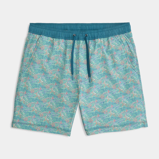 Genteal Swim Trunk - Teal Shoreline Catch