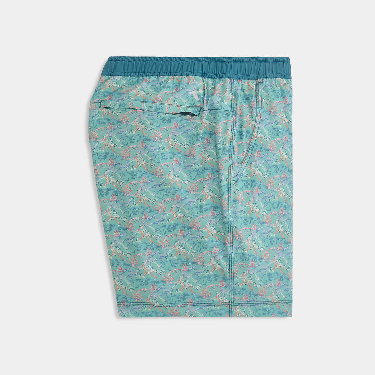 Genteal Swim Trunk - Teal Shoreline Catch