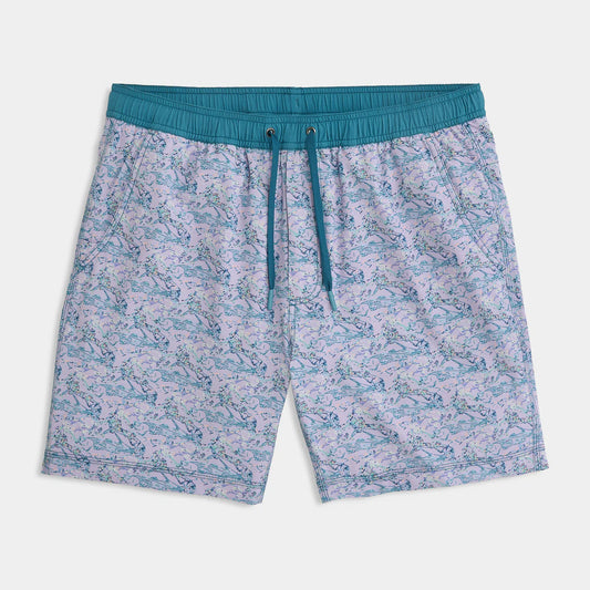 Marina Swim Trunk - Purple Shoreline Catch