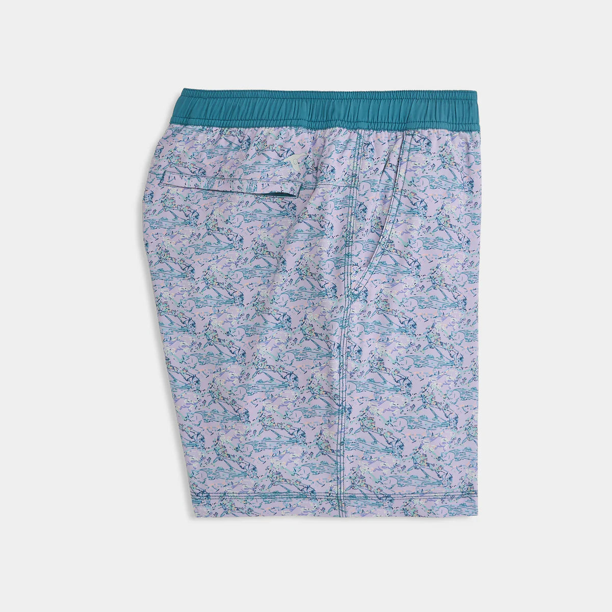 Marina Swim Trunk - Purple Shoreline Catch