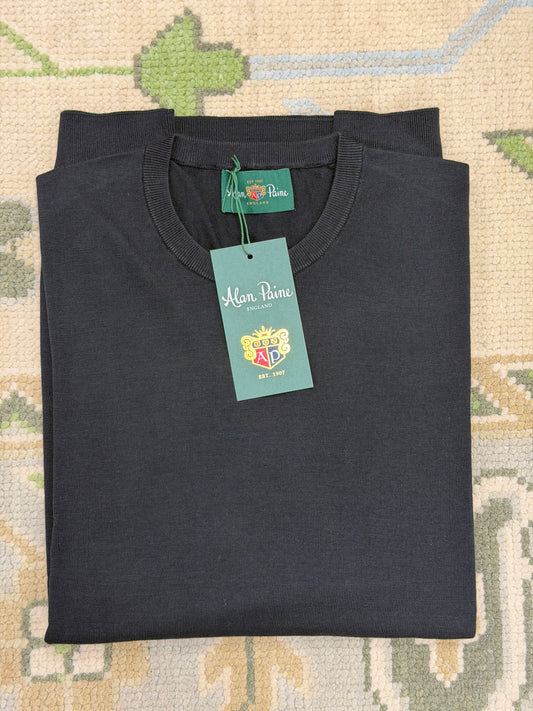 Alan Paine SS Crew Neck - Black
