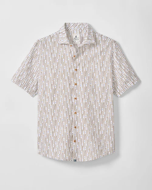 Johnnie-O Pendola SS Shirt - White