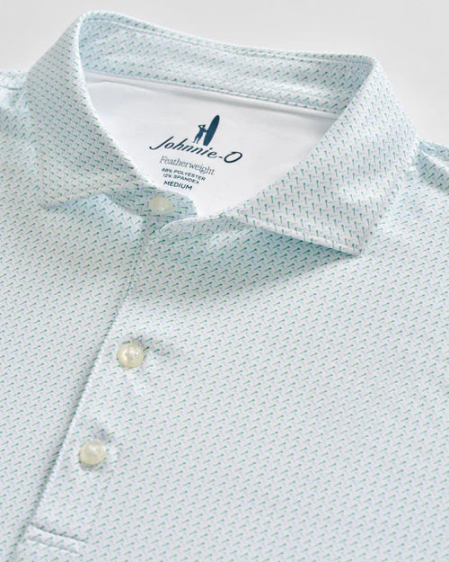 Johnnie-O Tea Party Polo - White