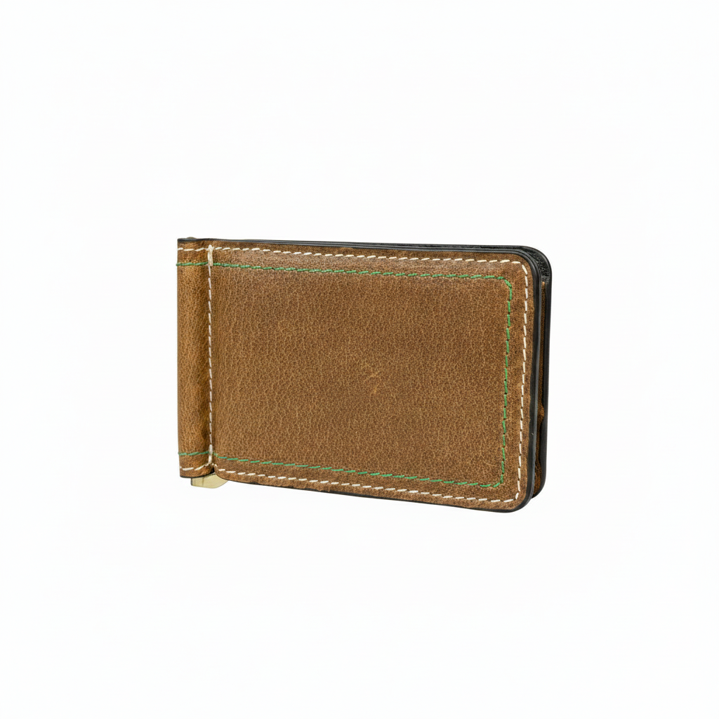 Bill Money Clip-Burnt Cedar
