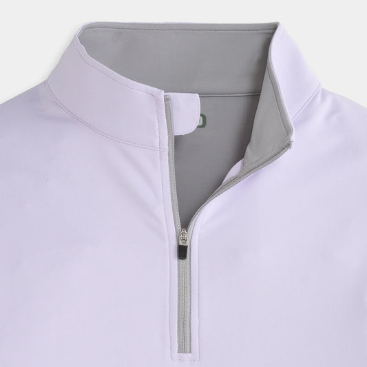 Perf Quarter Zip - Purple Ash
