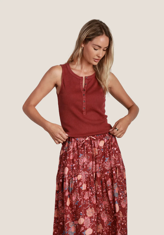 Camelia Tie Skirt - Multi