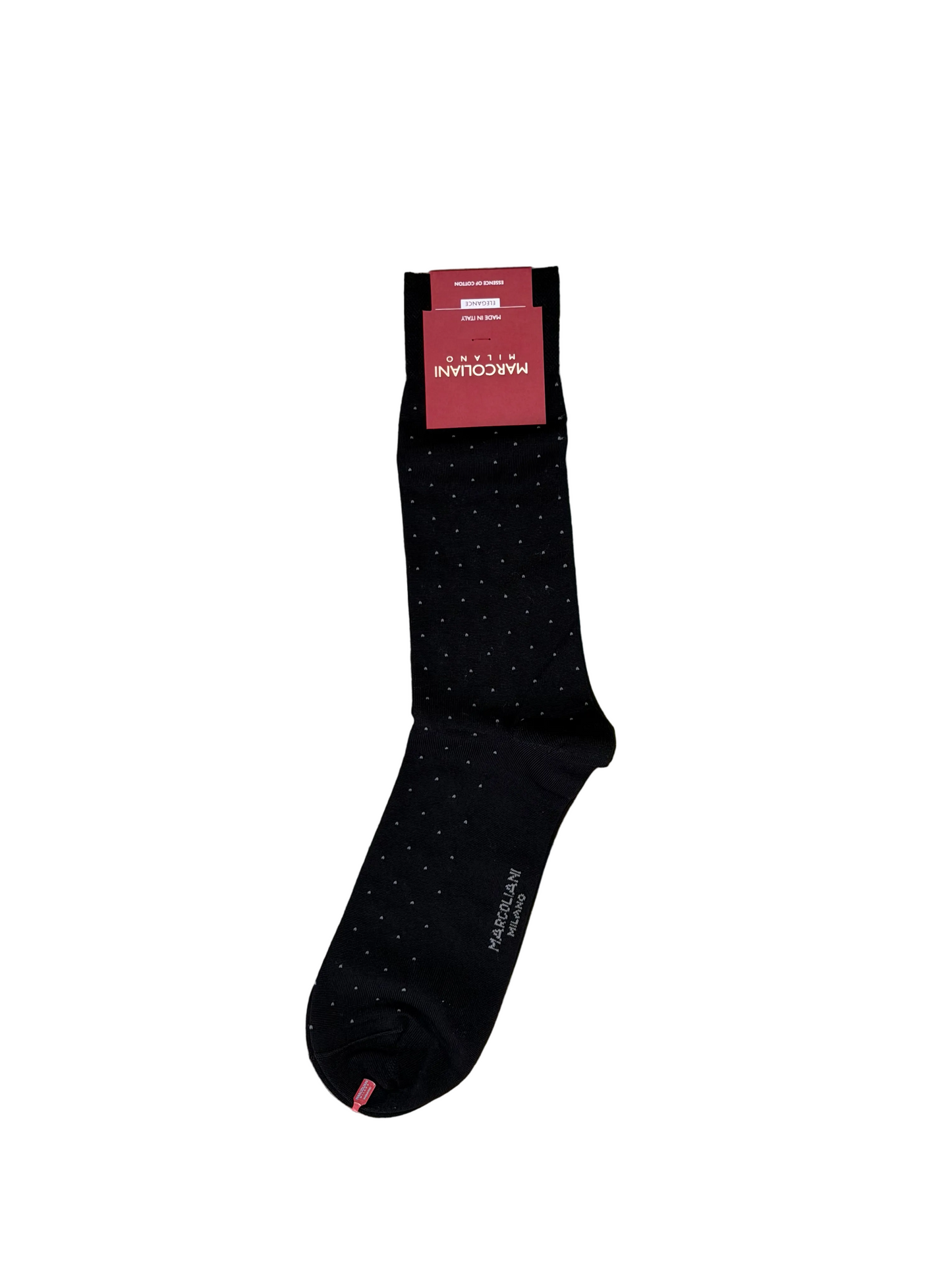 Black Dotted Socks