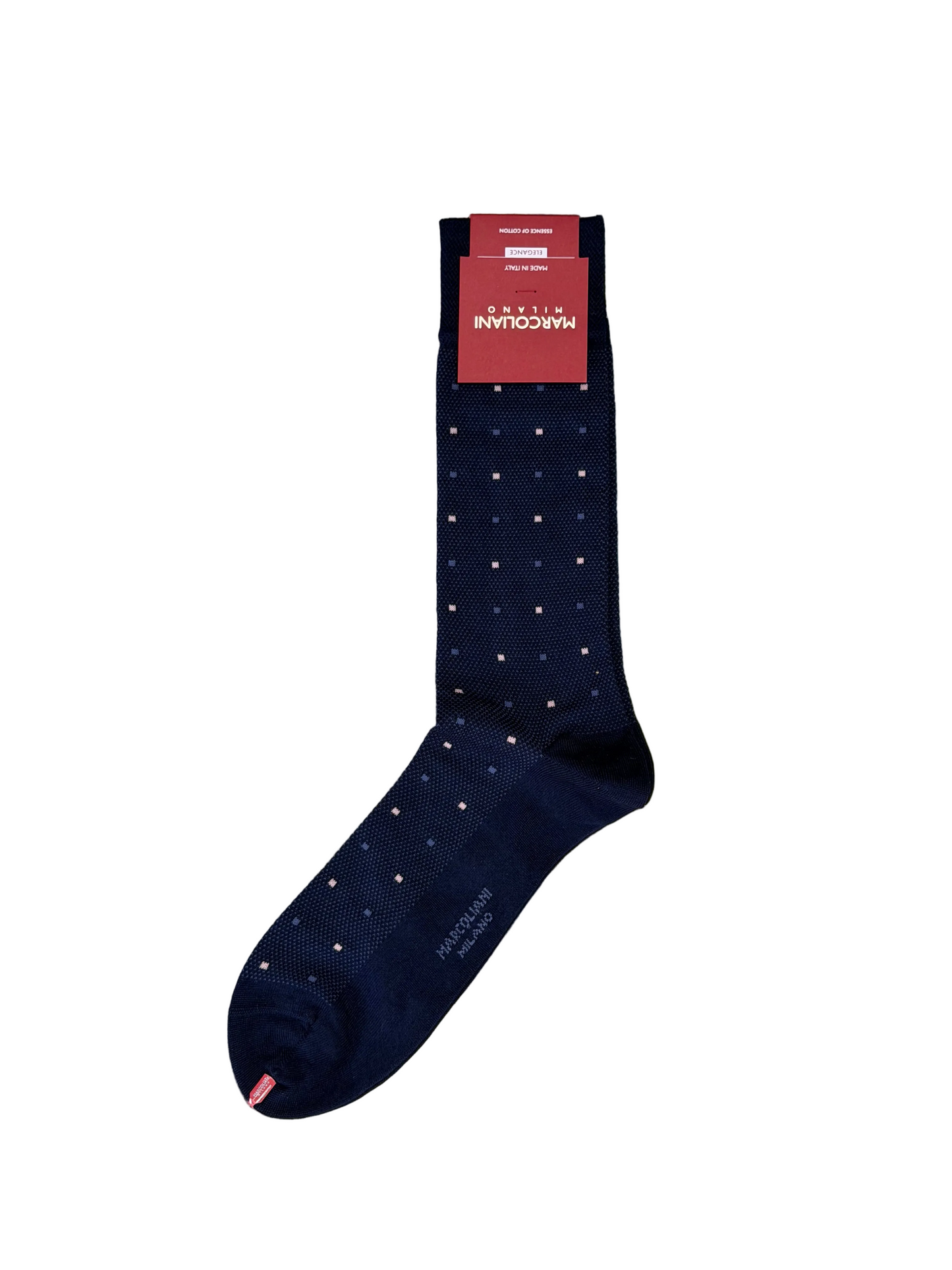Navy Dotted Socks