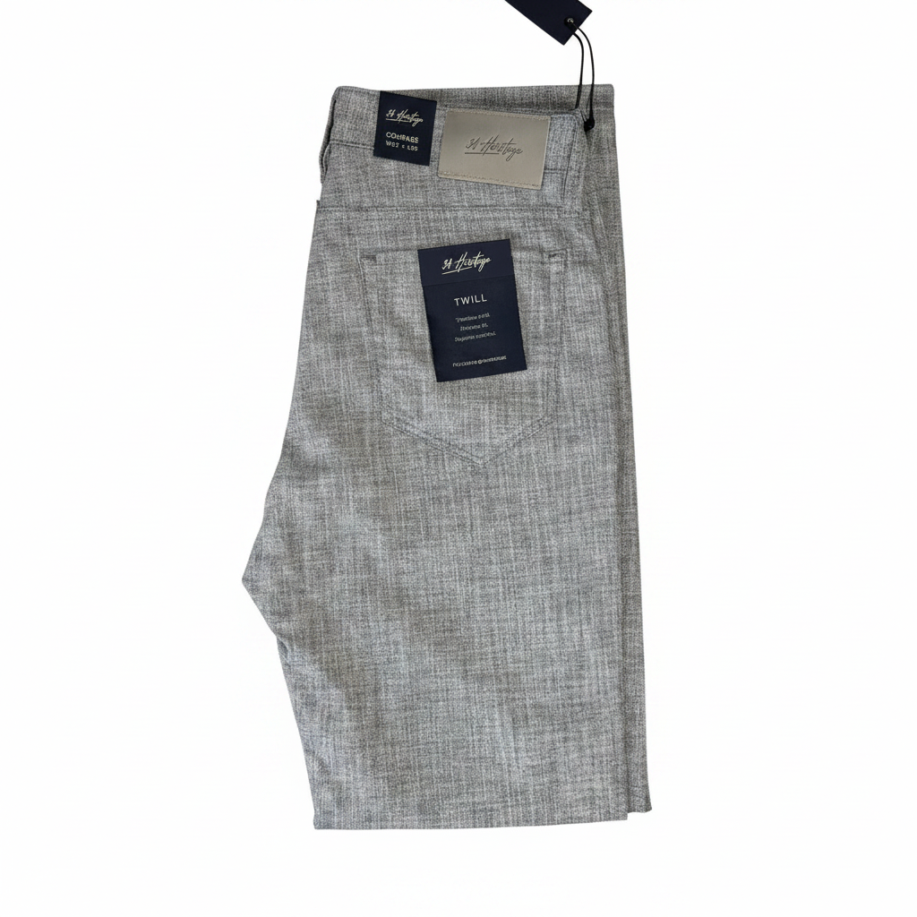 Courage-Grey Cross Twill