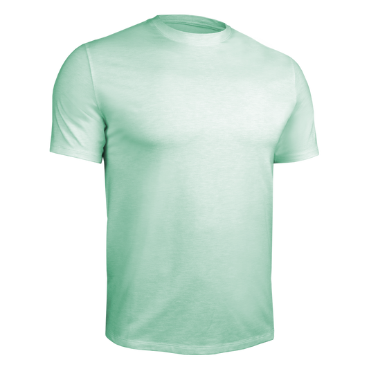 Luxury Tee-Heathered Mint Green