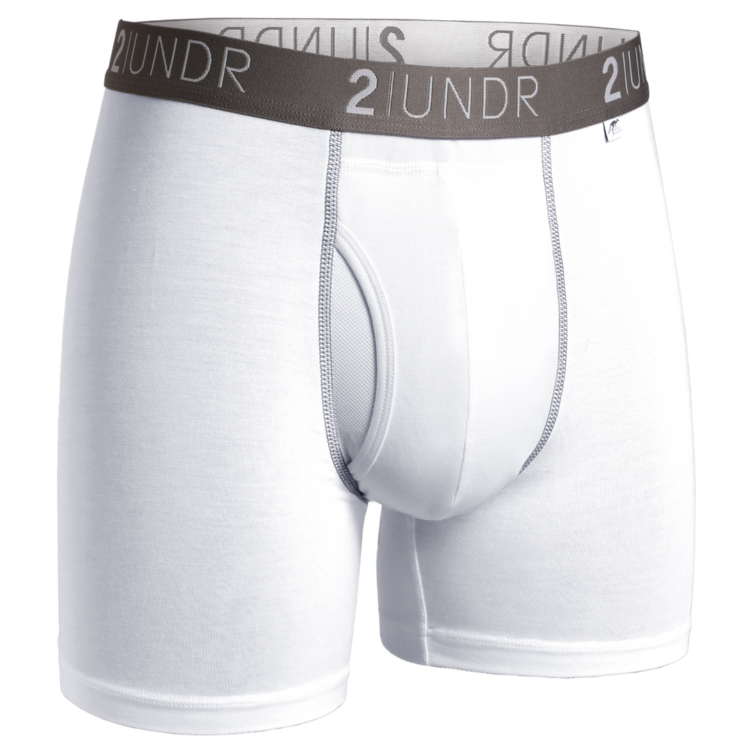 Boxer Brief-White/Grey