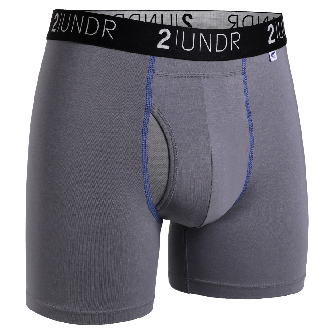 Boxer Brief-Grey/Blue