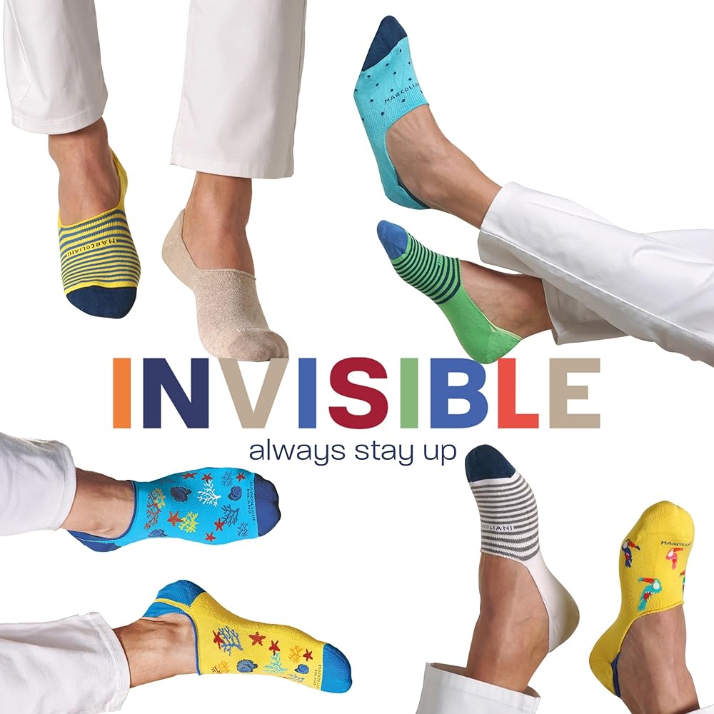Men’s Invisible Touch Socks-Various Colors