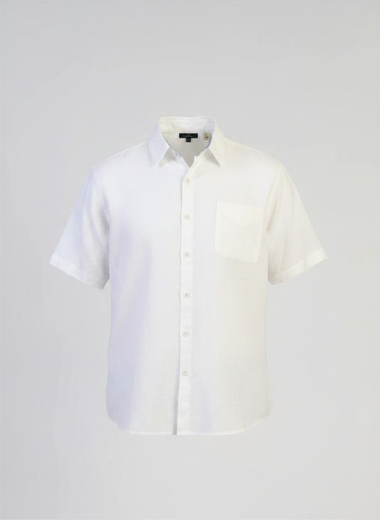 True Grit S/S Pocket Shirt-White