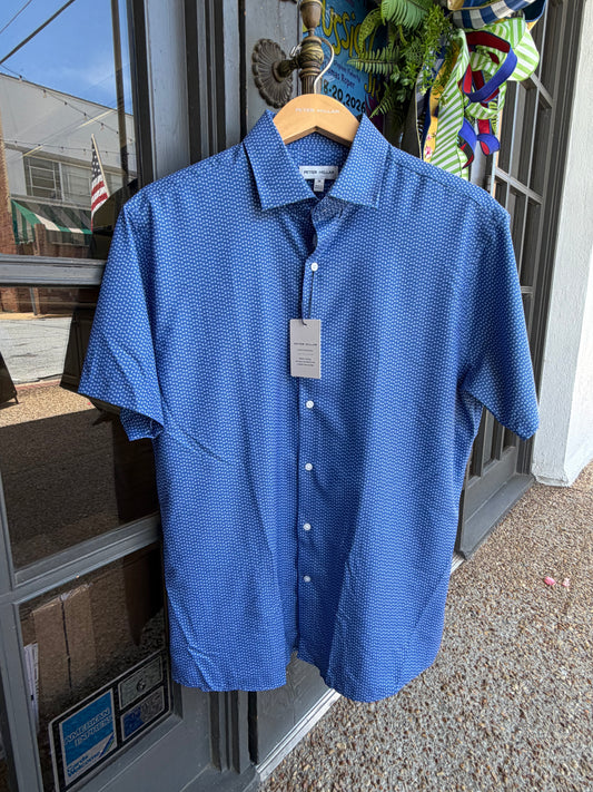 Jackson Perf Poplin Sport Shirt - Windsor Blue