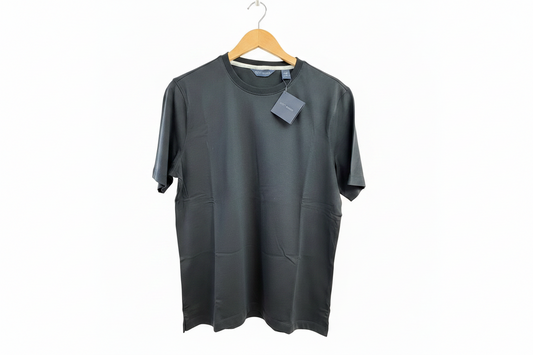 Pima Jersey Tee-Black