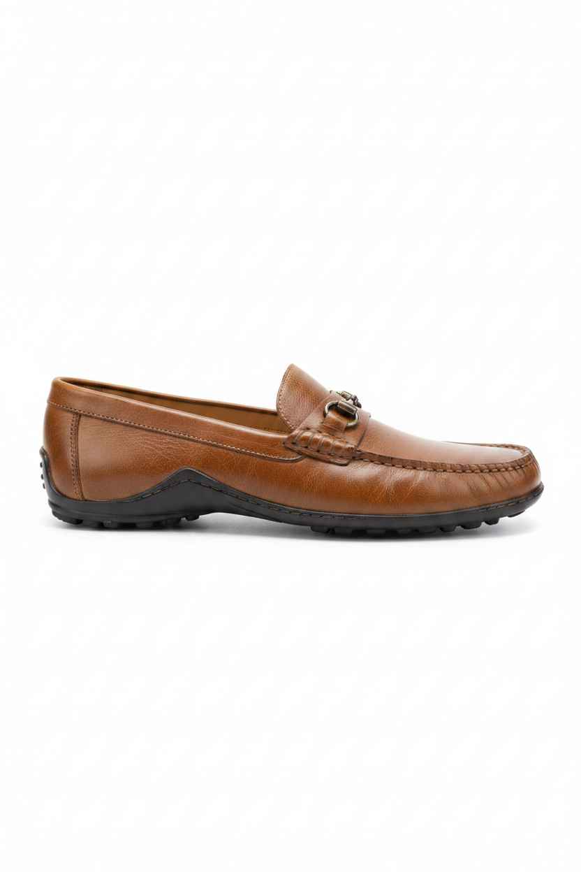 Horse Bit Loafers-Burnt Cedar