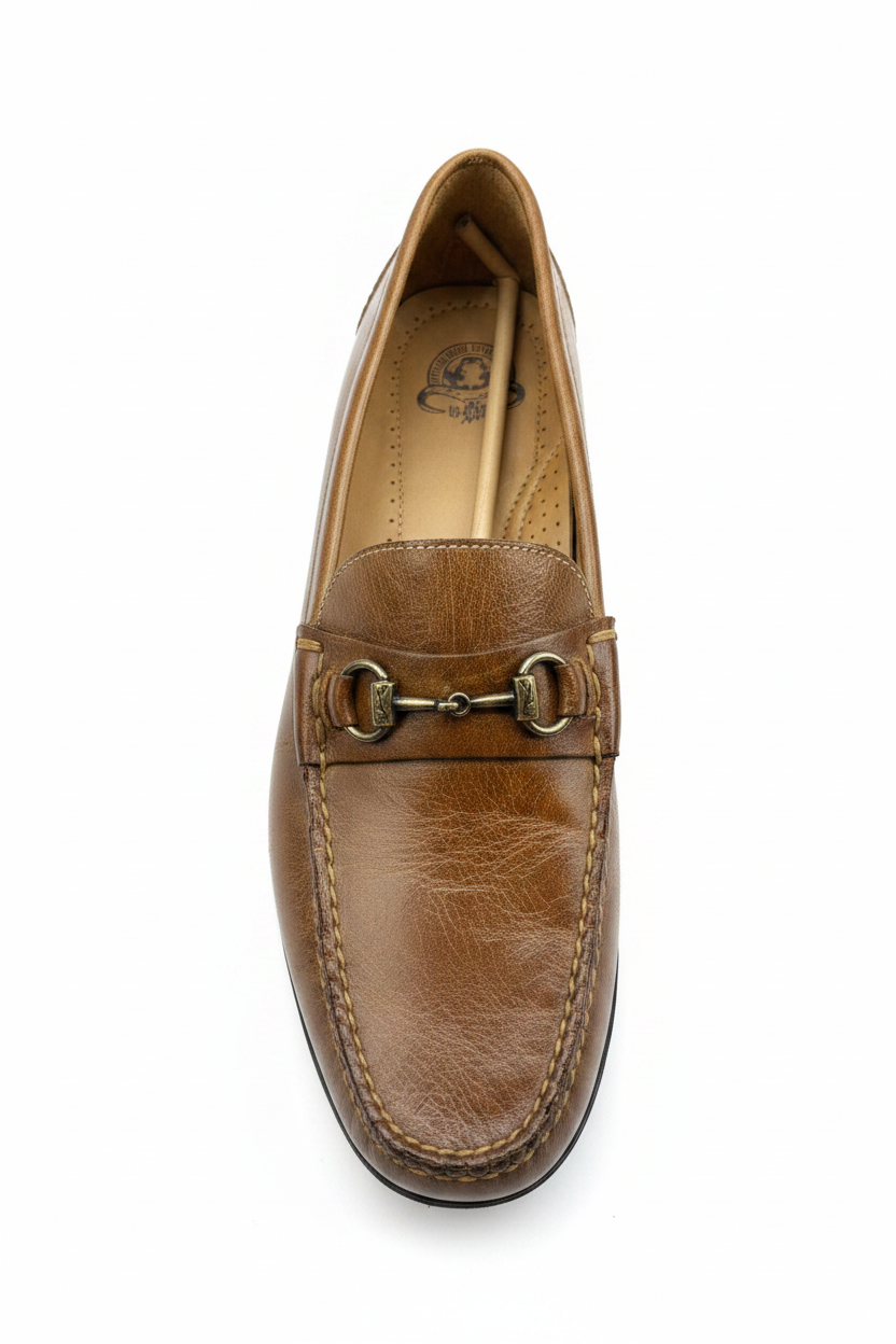 Horse Bit Loafers-Burnt Cedar