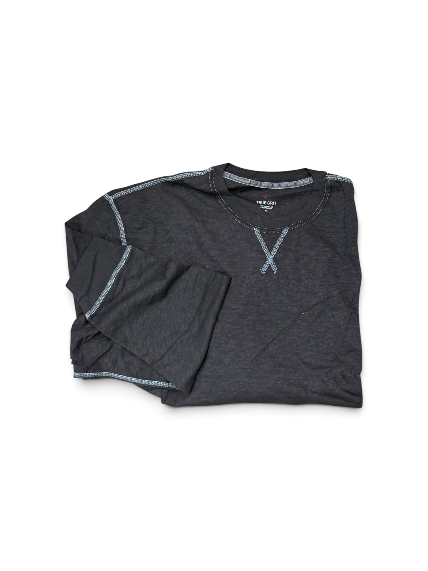 Long-Sleeve Crew Shirt-Carbon