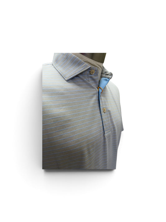 Oaks Performance Polo- British Grey