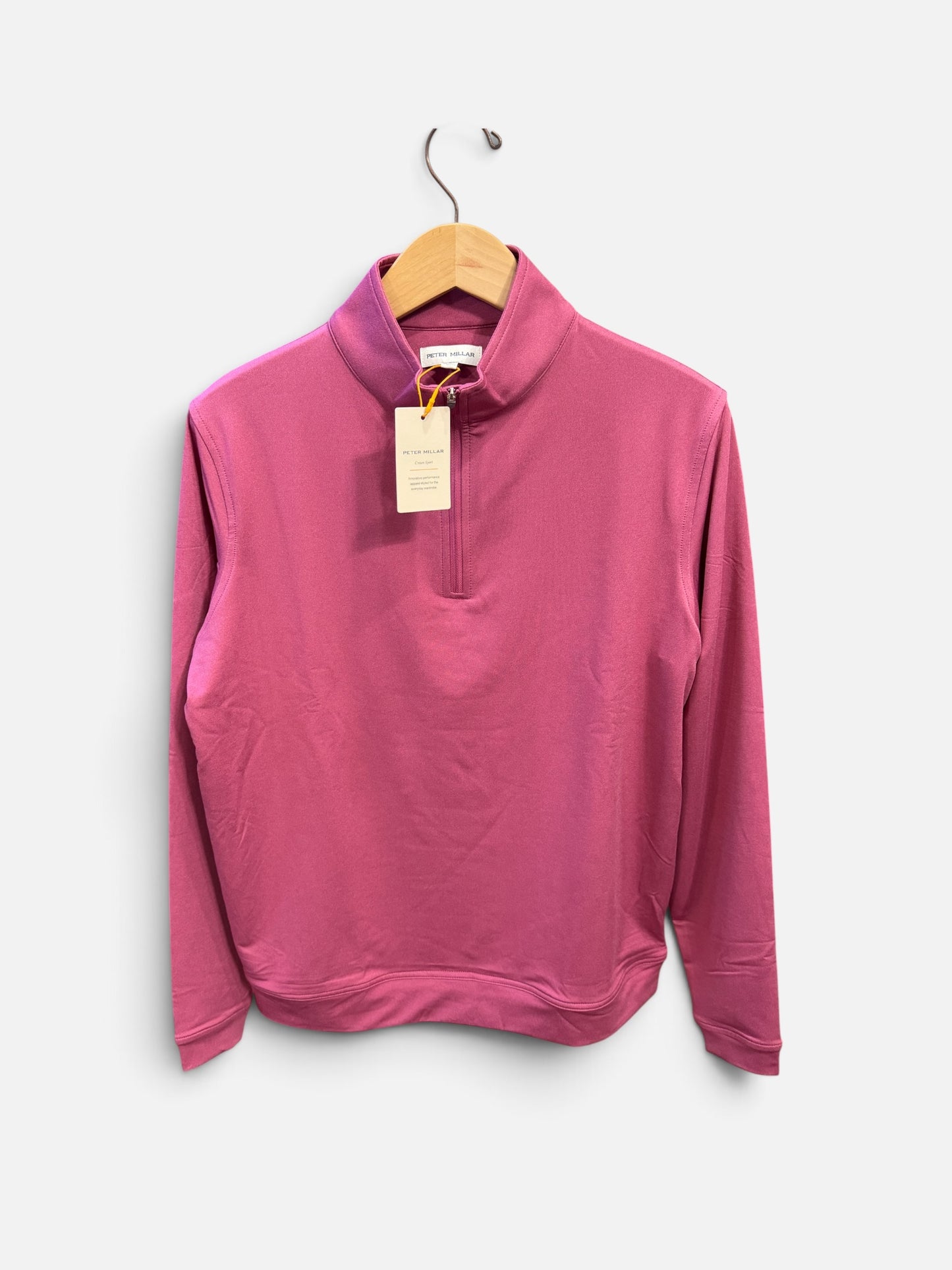 Peter Millar Quarter Zip-Rosewood
