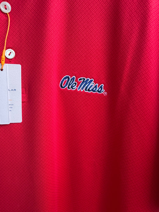 Ole Miss Hugo Jersey Polo-Red3