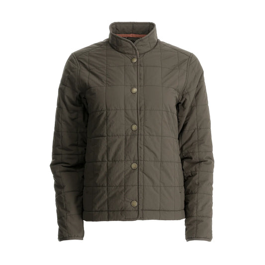 Women’s Tyler Quilted Jacket-Black Olive