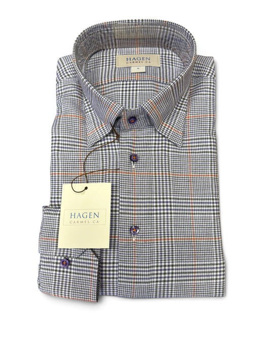 Hagen-Multi Prince of Whales Buttondown