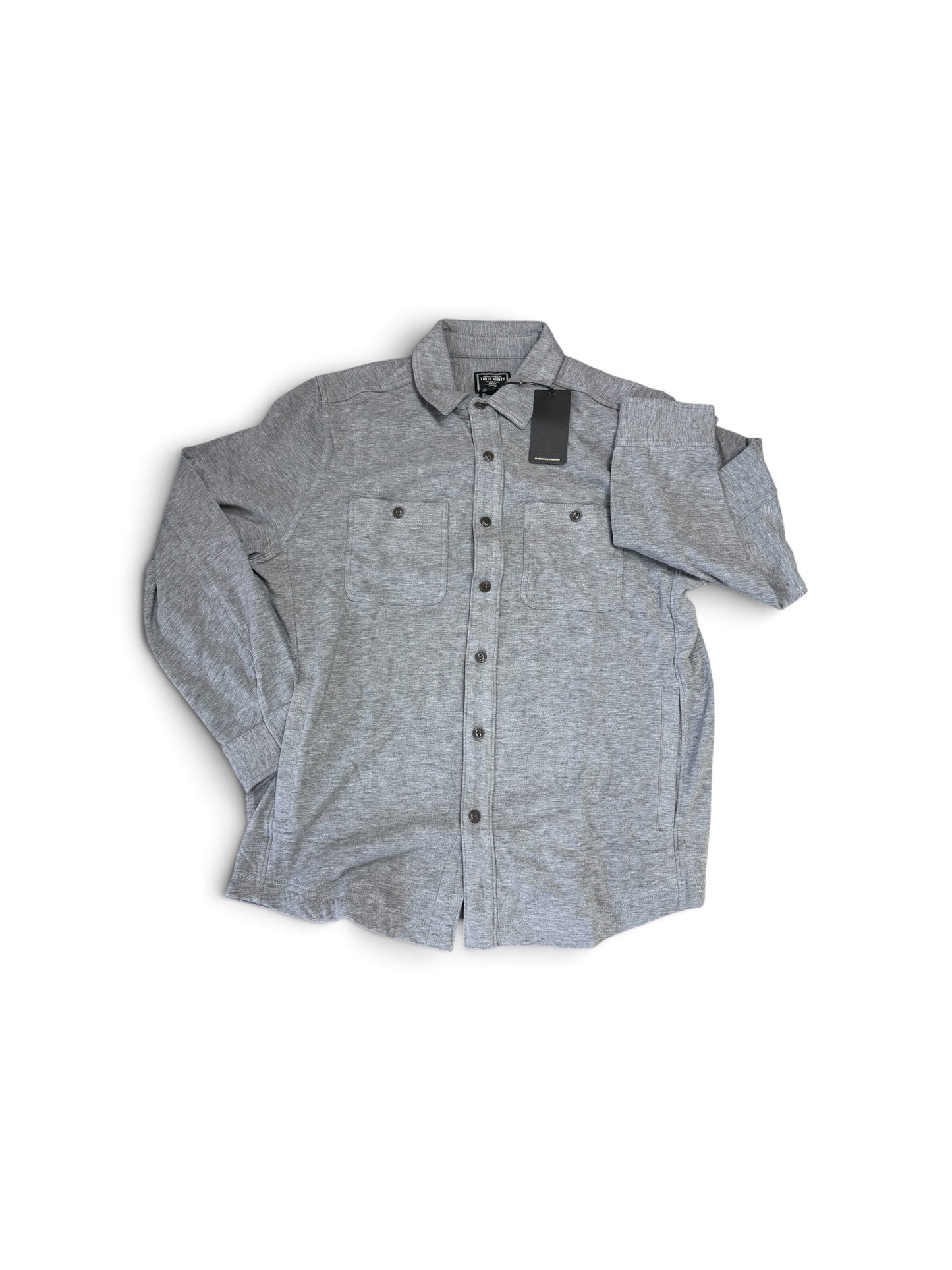 Long-Sleeve 2 Pocket Shirt-Heather