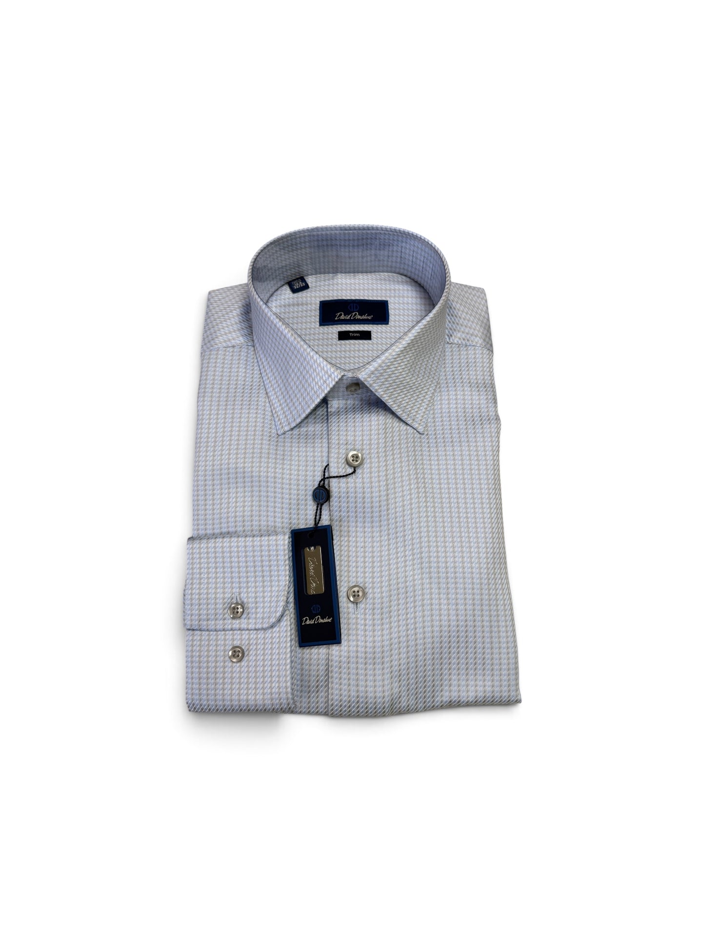 Sky/Pearl Dress Shirt-Trim Fit