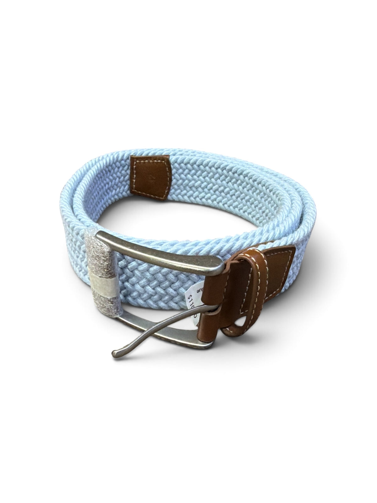 Woven/Braided Belt-Stone Blue