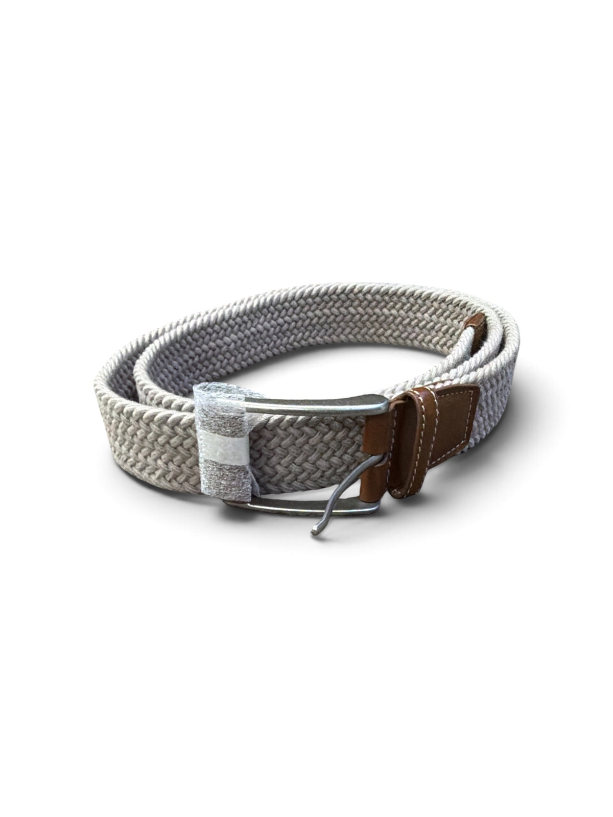 Woven/Braided Belt-Khaki