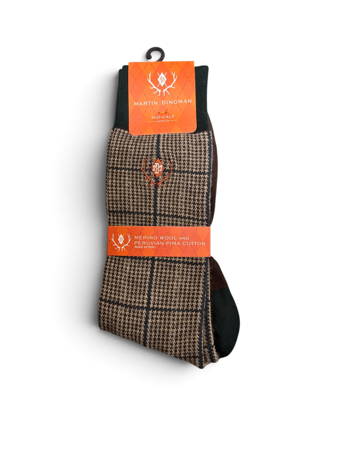 Point Dot Socks(Mid-Calf Length)-Hunter Green